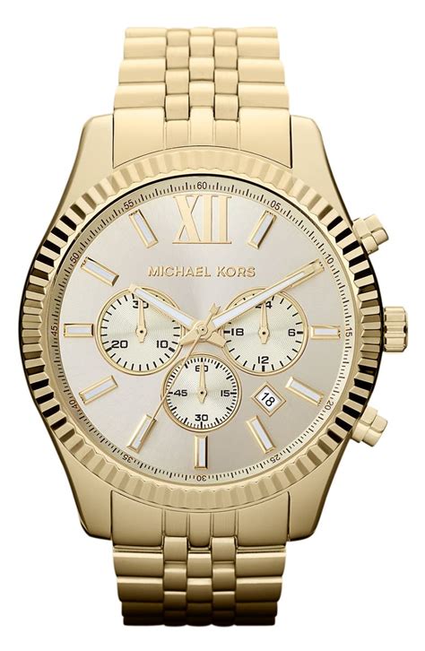 michael kors watch setting date